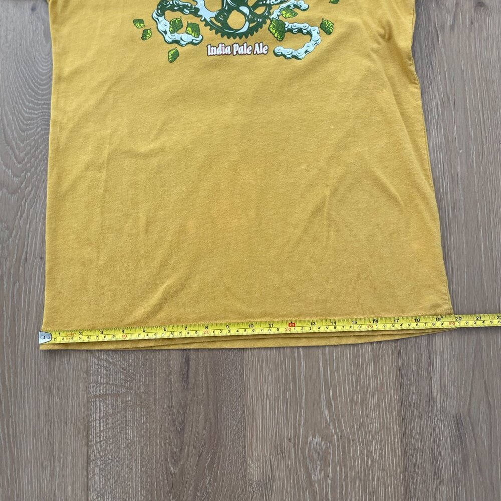 Eddyline Brewery T-Shirt Men Medium Crank Yanker India Pale Ale Beer MTB - Picture 12 of 15